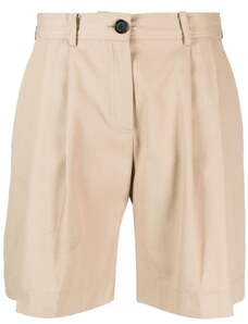 TOTEME pleat-detail shorts - Neutrals