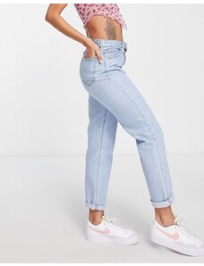 Don't Think Twice DTT Lou mom jeans in light blue wash