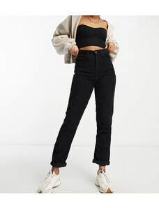 Don't Think Twice DTT Tall Opal cord mom trousers in black