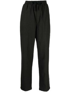 STUDIO TOMBOY drawstring-waistband cotton trousers - Black