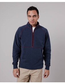 Brava Fabrics Zip Up Sweatshirt Navy - 100% (Organic) Cotton