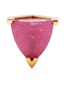 SUOT STUDIO marquise cut ruby single earring - Pink