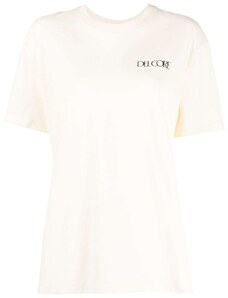 Del Core graphic-print cotton T-shirt - Yellow
