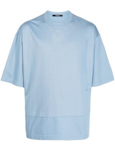SONGZIO logo-print cotton T-shirt - Blue