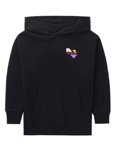 Off-White Kids logo-print cotton hoodie - Black
