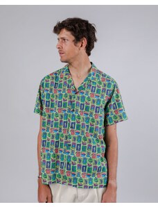 Brava Fabrics Aloha Shirt Jaws Multicolor - 100% Organic Cotton