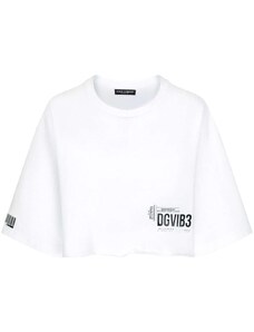 Dolce & Gabbana DGVIB3 logo-print cotton T-shirt - White
