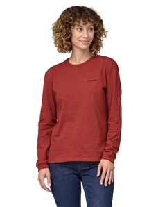 Patagonia W's L/S P-6 Logo Responsibili-Tee - Recycled Cotton & Recycled Polyester