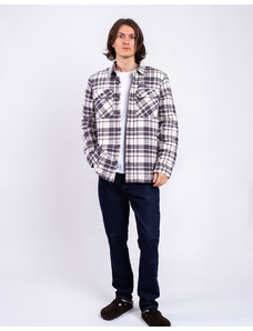 Patagonia M's Insulated Organic Cotton MW Fjord Flannel Shirt Ice Caps: Smolder Blue