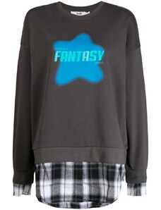 b+ab Fantasy layered jersey sweatshirt - Grey