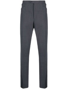 FURSAC buckle-detail straight-leg tailored trousers - Grey