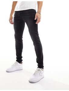 Don't Think Twice DTT stretch super skinny jeans in washed black