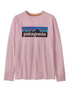Patagonia K's L/S P-6 T-Shirt - 100% Regenerative Organic Certified Cotton
