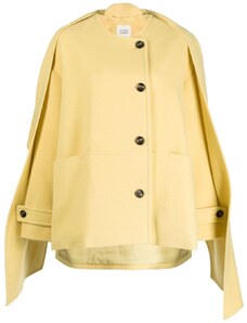 STUDIO TOMBOY scarf-detail hooded coat - Yellow