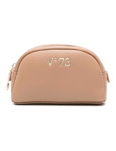 V°73 logo-plaque make-up bag - Neutrals
