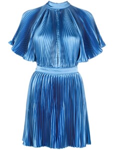 L'IDÉE Elite pleated minidress - Blue