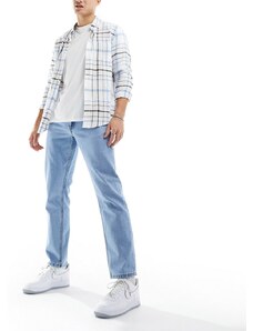 Don't Think Twice DTT rigid straight fit jeans in light blue