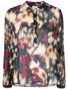 MARANT ÉTOILE Maria abstract-print blouse - Neutrals