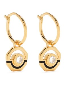 Missoma hexagonal-charm small hoop earrings - Gold
