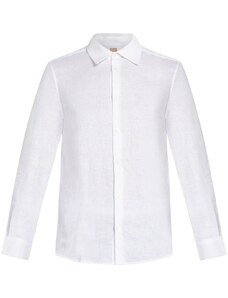 CHÉ linen button-up shirt - White