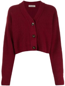 STUDIO TOMBOY V-neck wool cardigan - Red