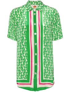 FARM Rio pineapple-printed shirt - Green