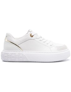 PINKO Yoko leather sneakers - White