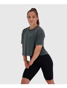 Gymnation W's Oversized Cropped Tee - Oeko-Tex-certified material, Tencel & PES