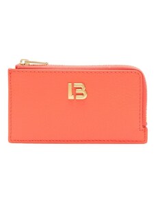 Bimba y Lola logo-plaque leather wallet - Orange