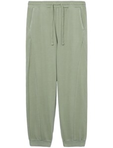 FIVE CM drawstring-waist cotton track pants - Green