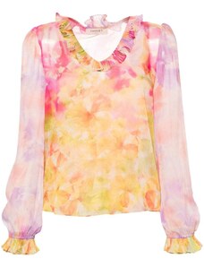 TWINSET floral-print georgette blouse - Pink