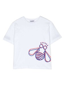 KINDRED graphic-print cotton T-shirt - White