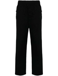 CHOCOOLATE logo-embroidered trousers - Black