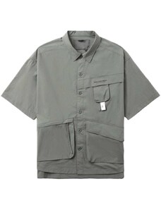Musium Div. cargo-pocket cotton-blend T-shirt - Green