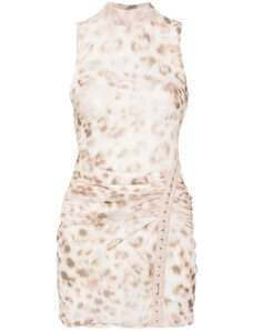 ROTATE BIRGER CHRISTENSEN leopard-print mini dress - Neutrals
