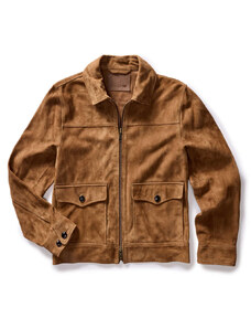Taylor Stitch The James Jacket in Vintage Tan Suede