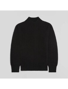 ASKET The Mock Neck Sweater Black