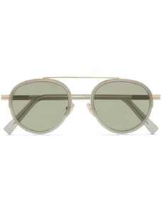 Zegna Orizzonte II round-frame sunglasses - Green