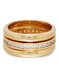 Roxanne Assoulin The Luminaries ring stack - Gold