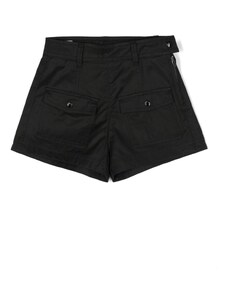 Moncler Enfant panelled cotton-blend shorts - Black