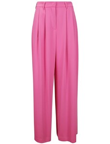 DRHOPE pleated wide-leg trousers - Pink