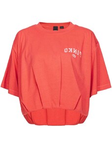 PINKO Torrone cotton T-shirt - Red