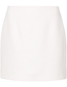 Claudie Pierlot A-line tweed miniskirt - White