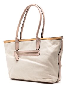 GUESS USA logo-embroidered canvas tote bag - Neutrals