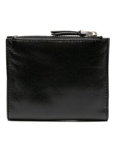 AMI Paris Ami de Coeur-embossed leather wallet - 001 BLACK