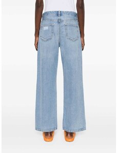 GANNI mid-rise straight-leg jeans - Blue