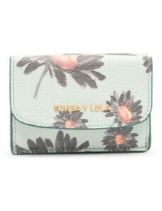 Bimba y Lola Daisy-print flap wallet - Green