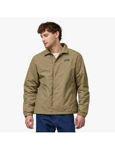 Patagonia Men's Lined Isthmus Coaches Jacket in Classic Tan
