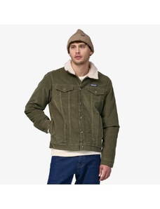 Patagonia Men's Pile-Lined Trucker Jacket in Basin Green