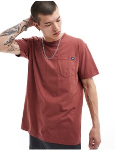 Kavu heavy weight pocket t-shirt in red